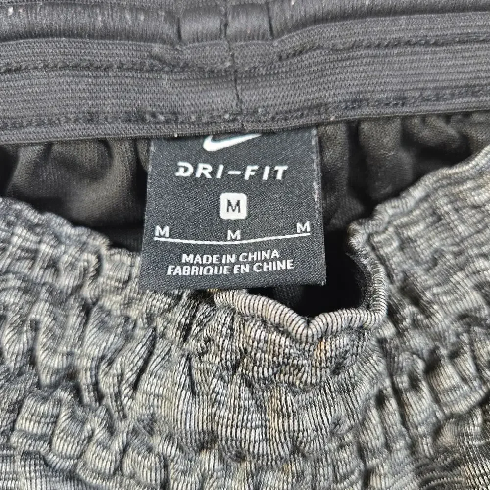 Nike Dri-Fit Gray Black Spotlight Tapered Sweatpant Joggers‎ Men's Size Medium